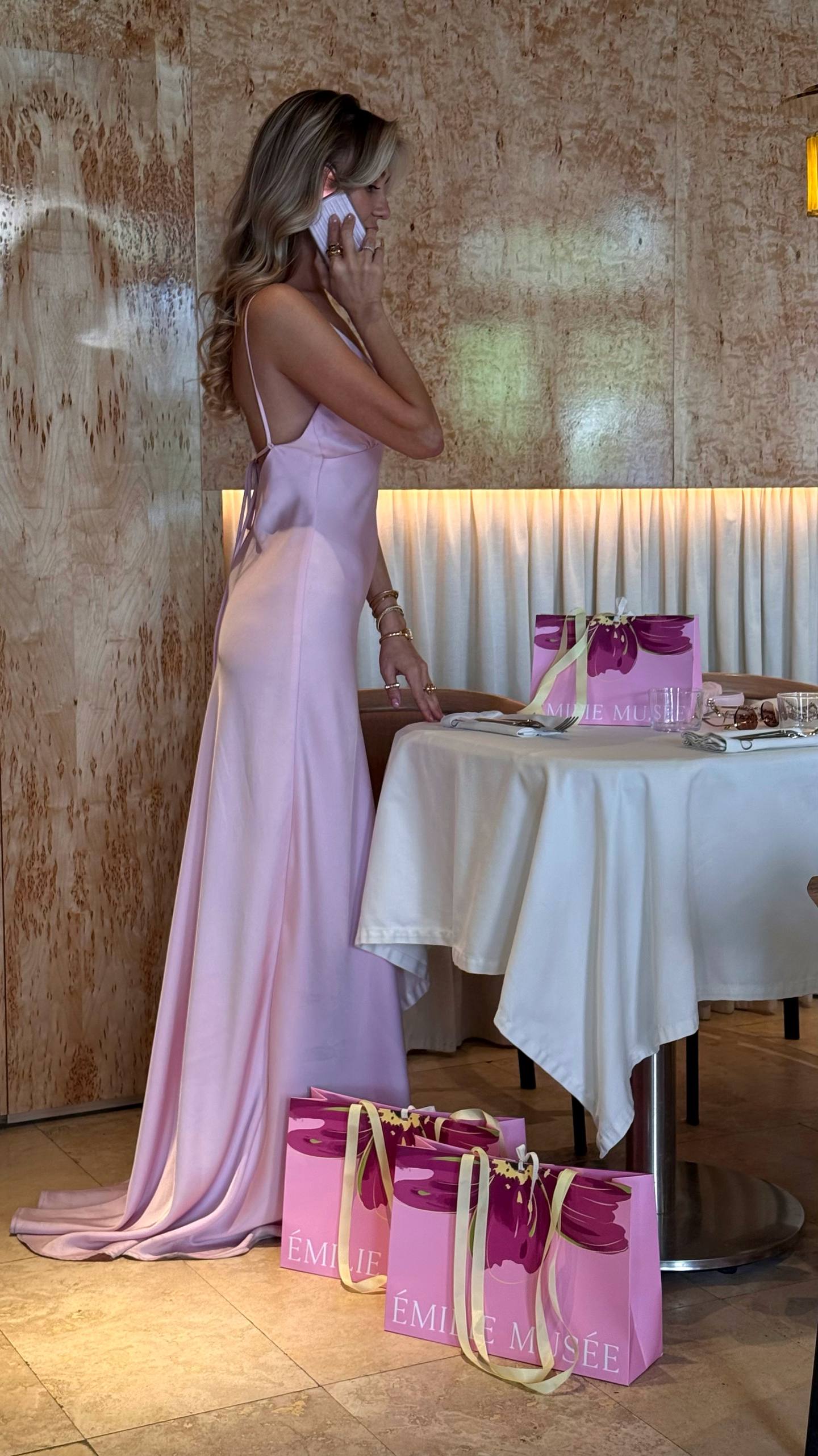 Платье Swan Pink - Emilie Musee