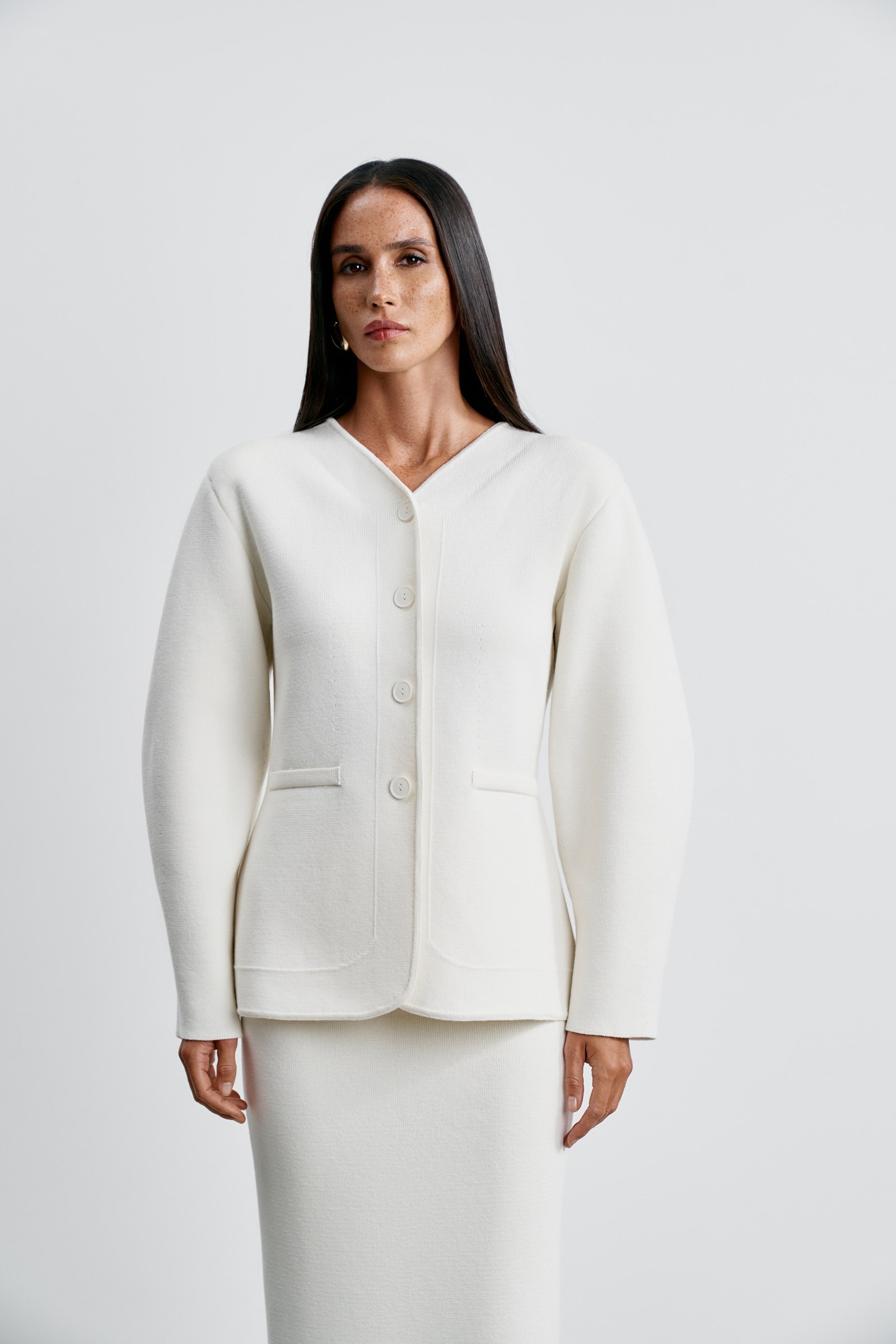 Жакет TILDA, молочный - Try On Dress