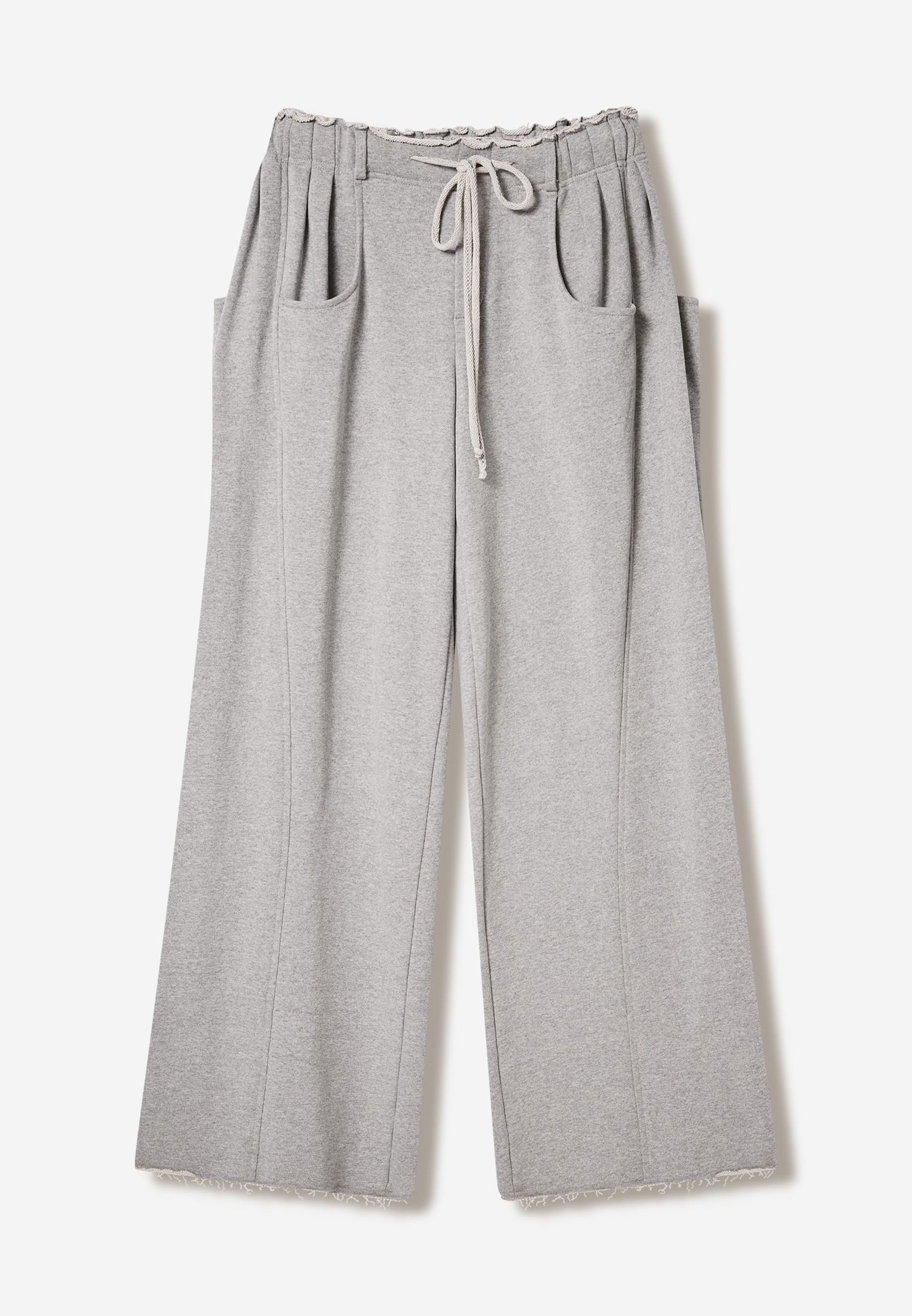 Трикотажные брюки comfy серый меланж — Post Post Scriptum