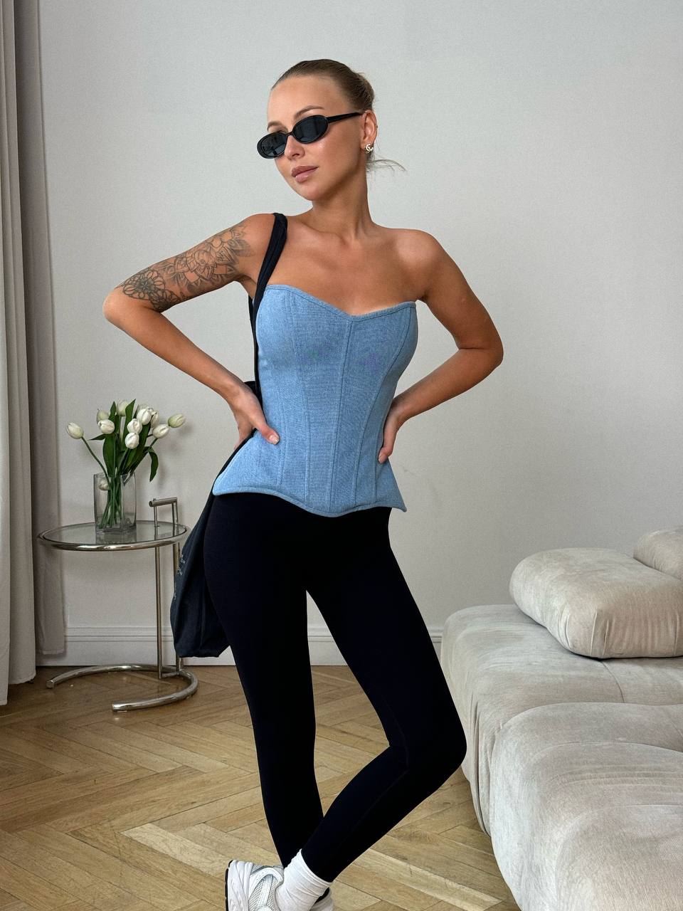 ДЖИНСОВЫЙ КОРСЕТ — Atelier Kima