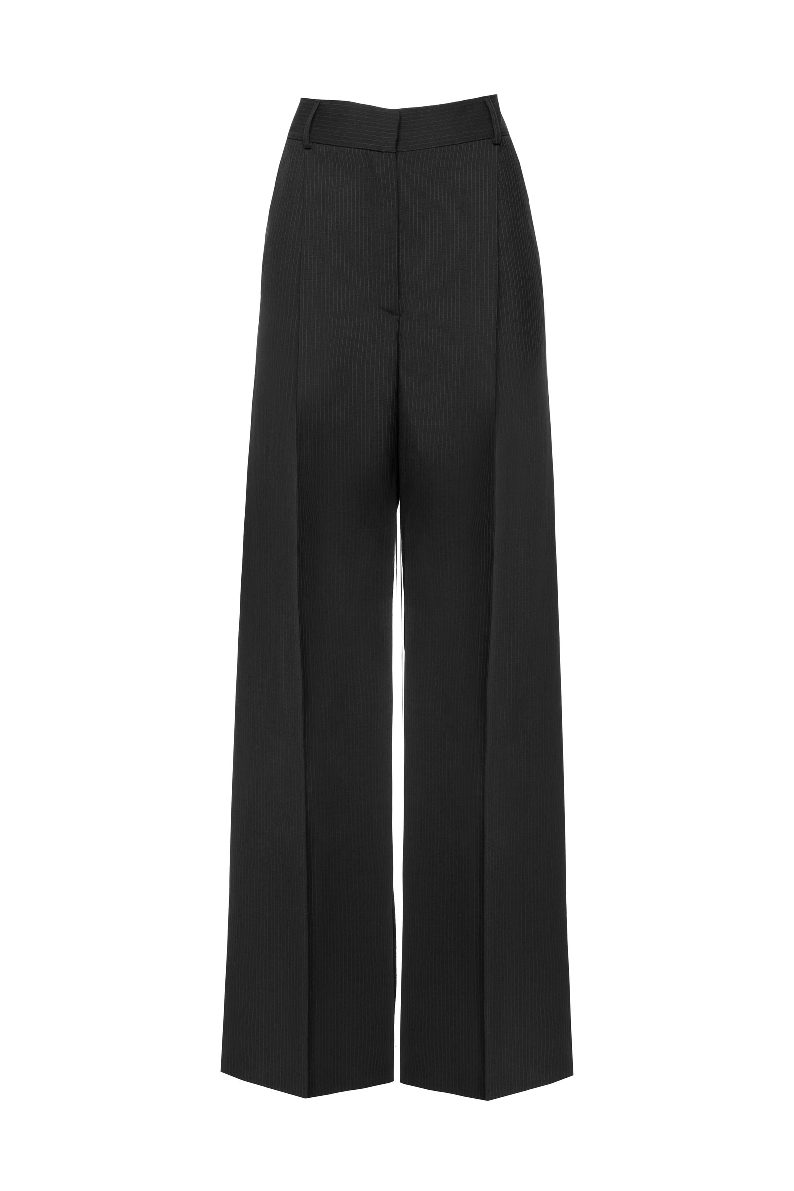 “Striped wool trousers” Брюки широкие со складками. (2) — BCLB