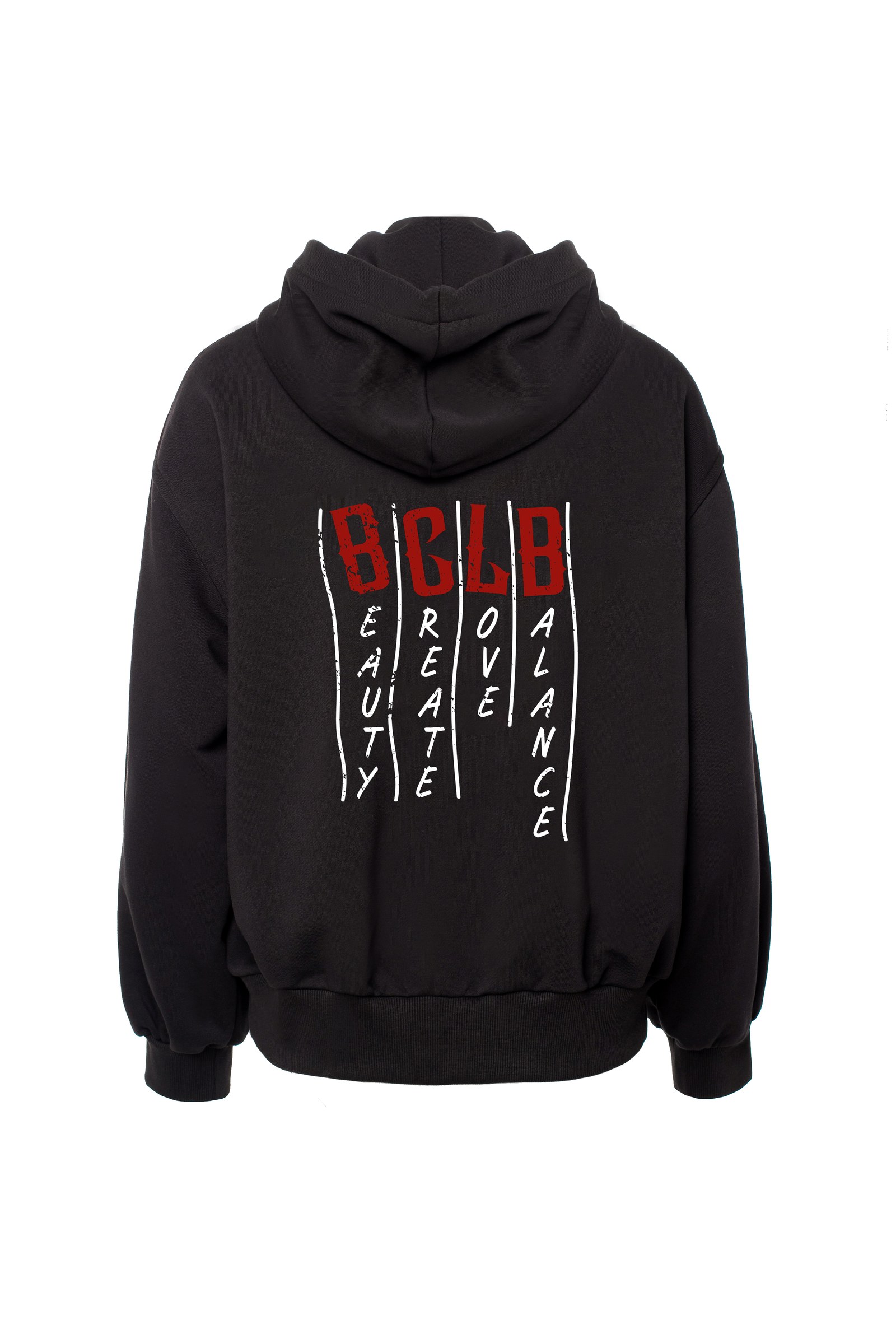 «Zip hoodie BCLB» Худи на молнии с принтом — BCLB