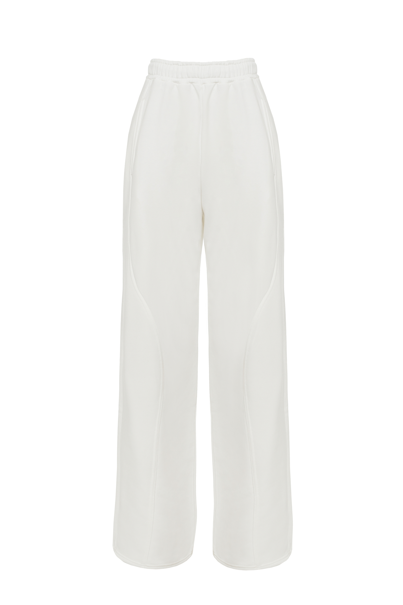 «City vibe sweatpants» Брюки на кулисе. (xs-s / белый) - BCLB
