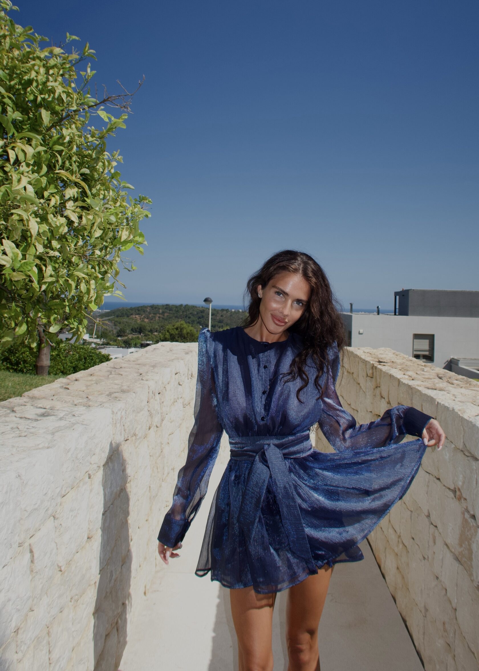 Ocean organza dress — Annavol