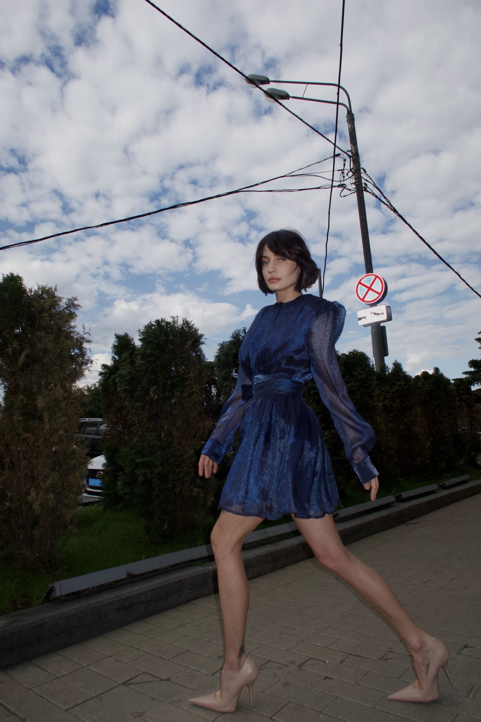 Ocean organza dress - фото 5