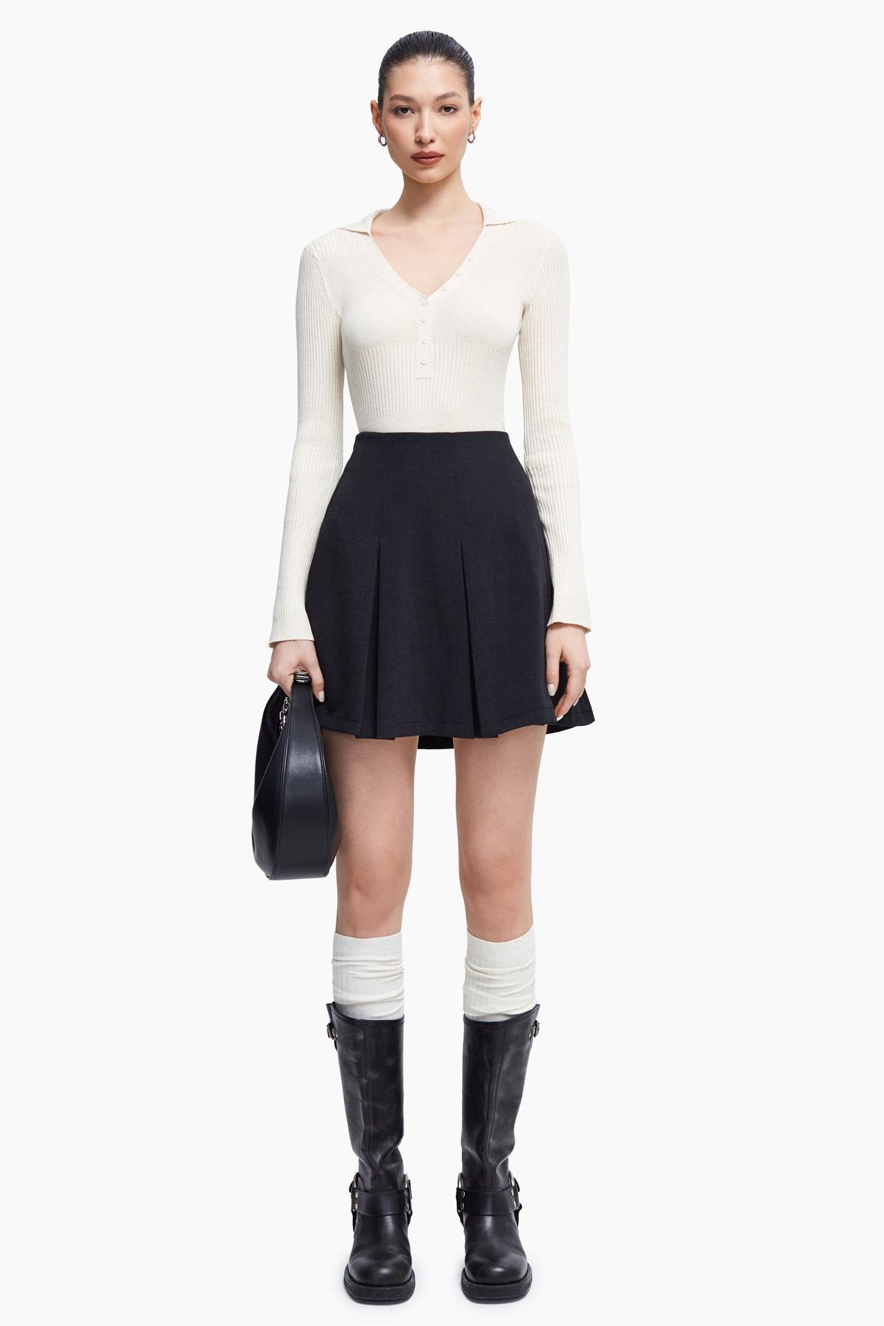 Боди из смесовой вискозы TOPTOP - TopTop
