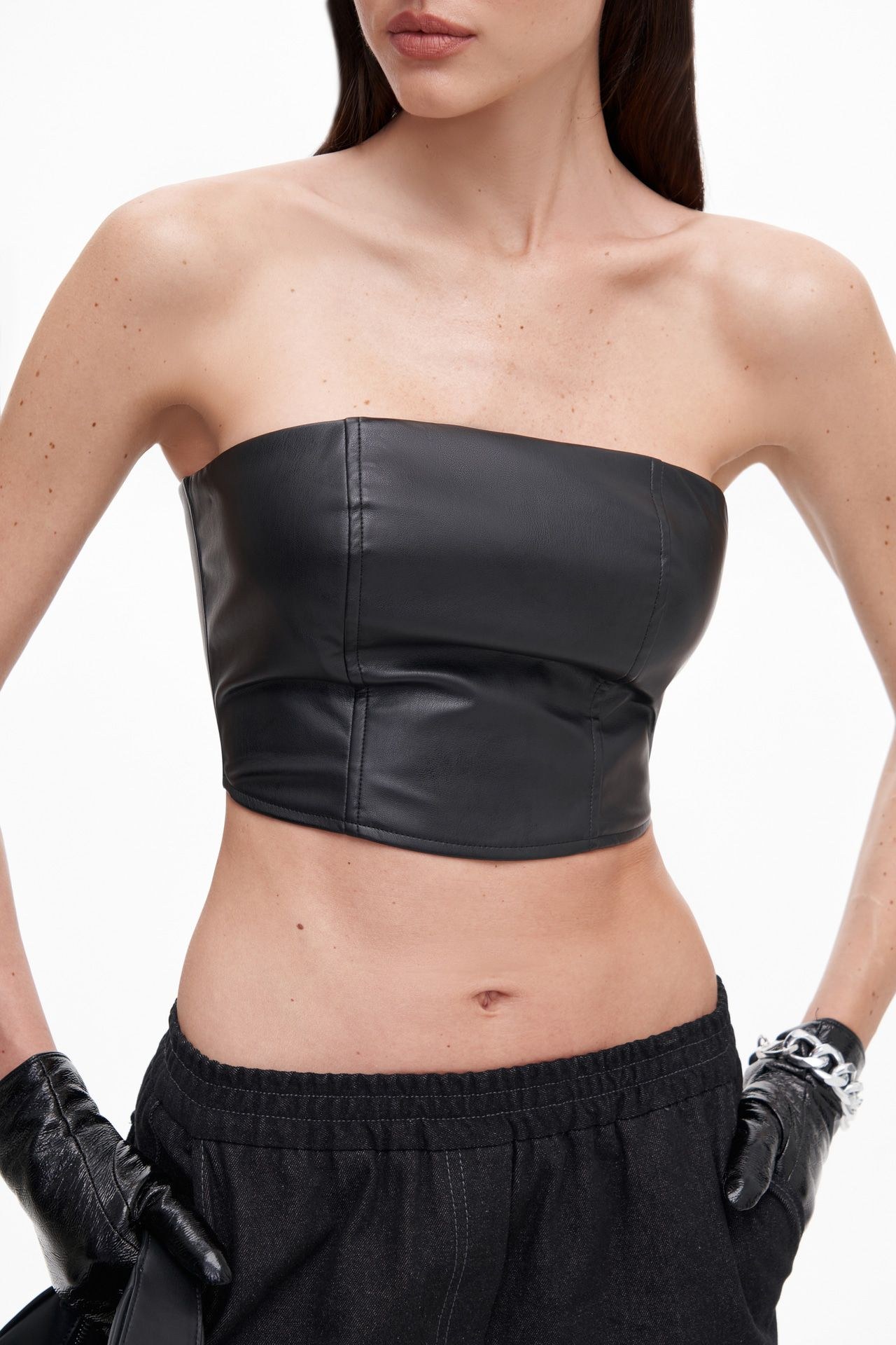 Корсет из экокожи TOPTOP - фото 6
