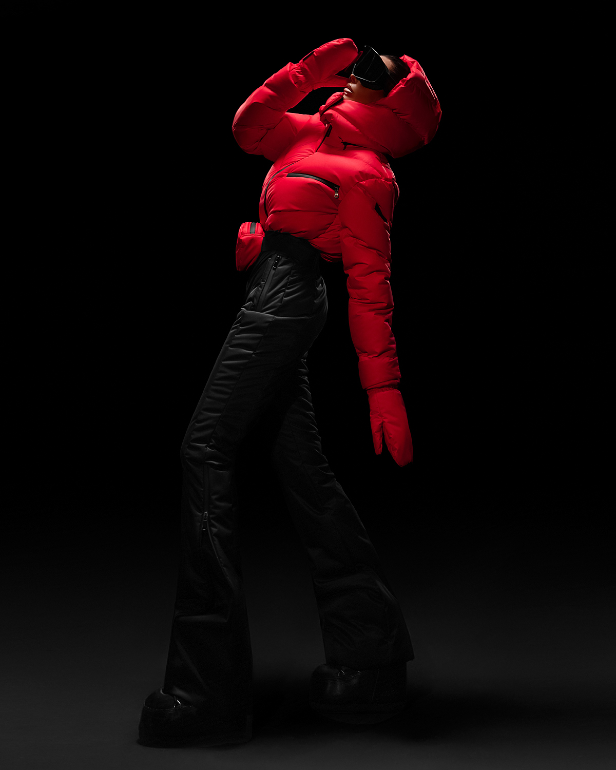 Комбинезон зимний Miss Lollipop RedBlack - фото 2