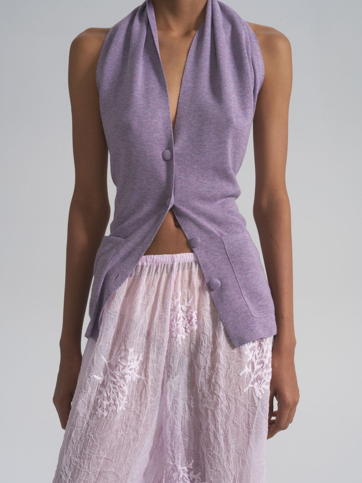 Louis transparent trousers with shorts - фото 4