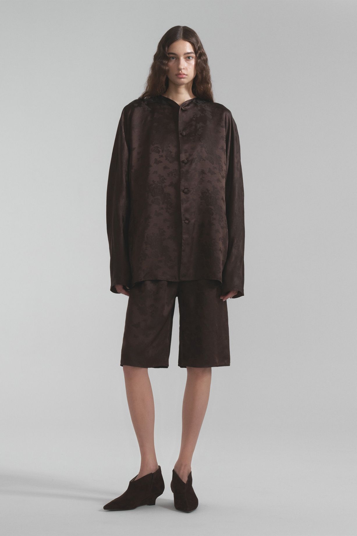 Minori jacquard silk shorts - фото 4
