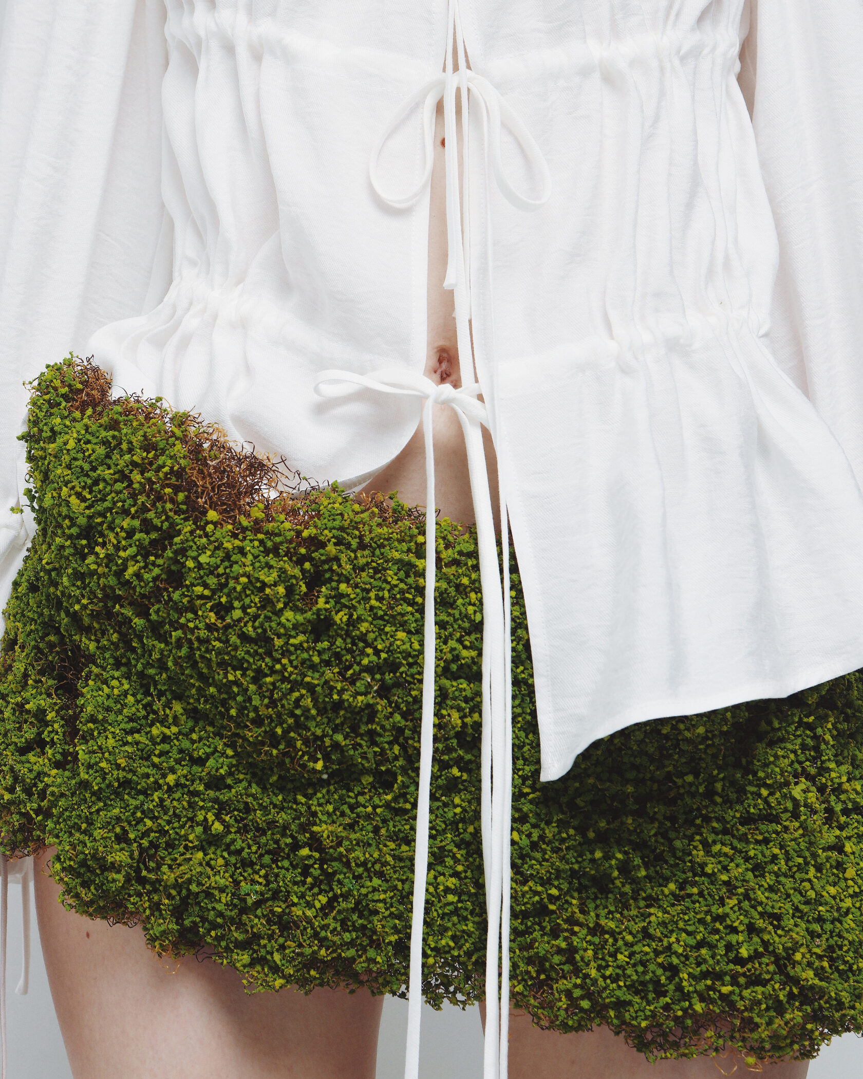 CLASSIC LACE-UP blouse - фото 5