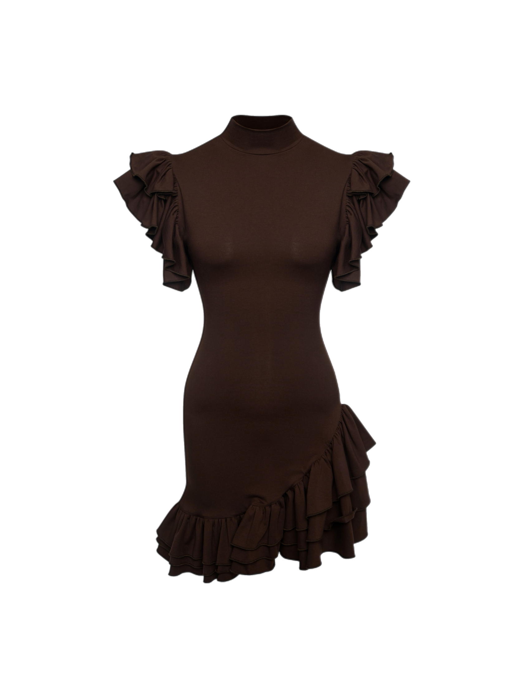 RUFFLE dress — BlancBloom