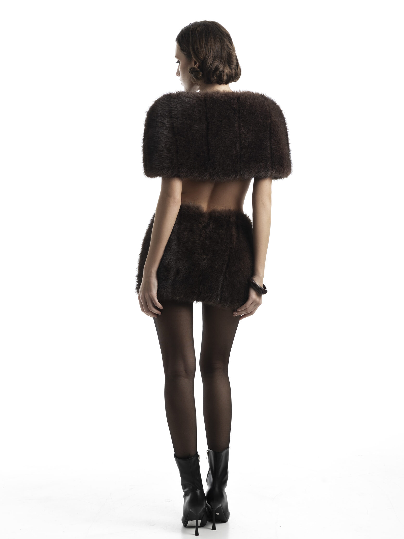FUR skirt - фото 3