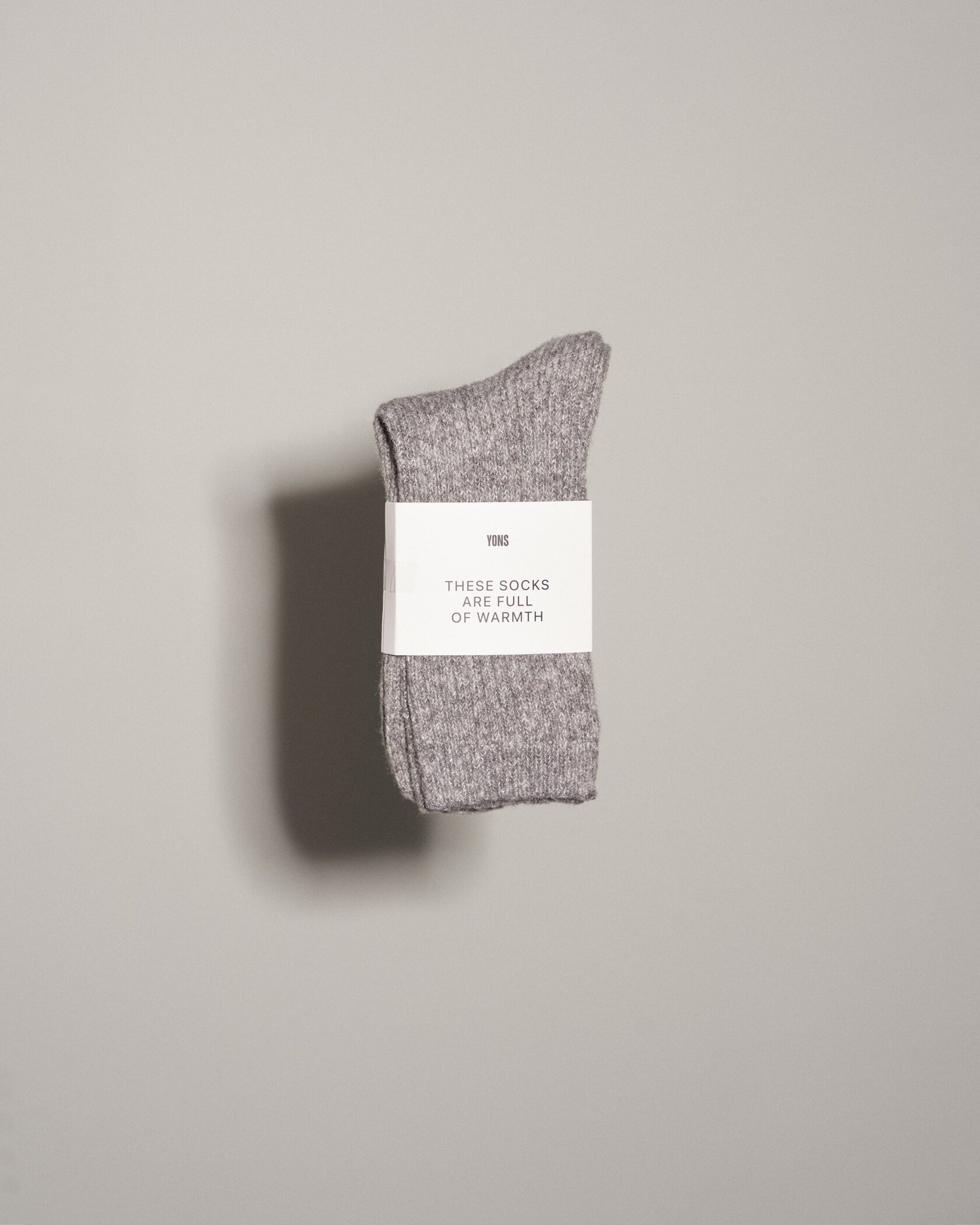 Носки GRANDPA'S SOCKS GREY (ДЕДУШКИНЫ НОСКИ СЕРЫЕ) - Yons