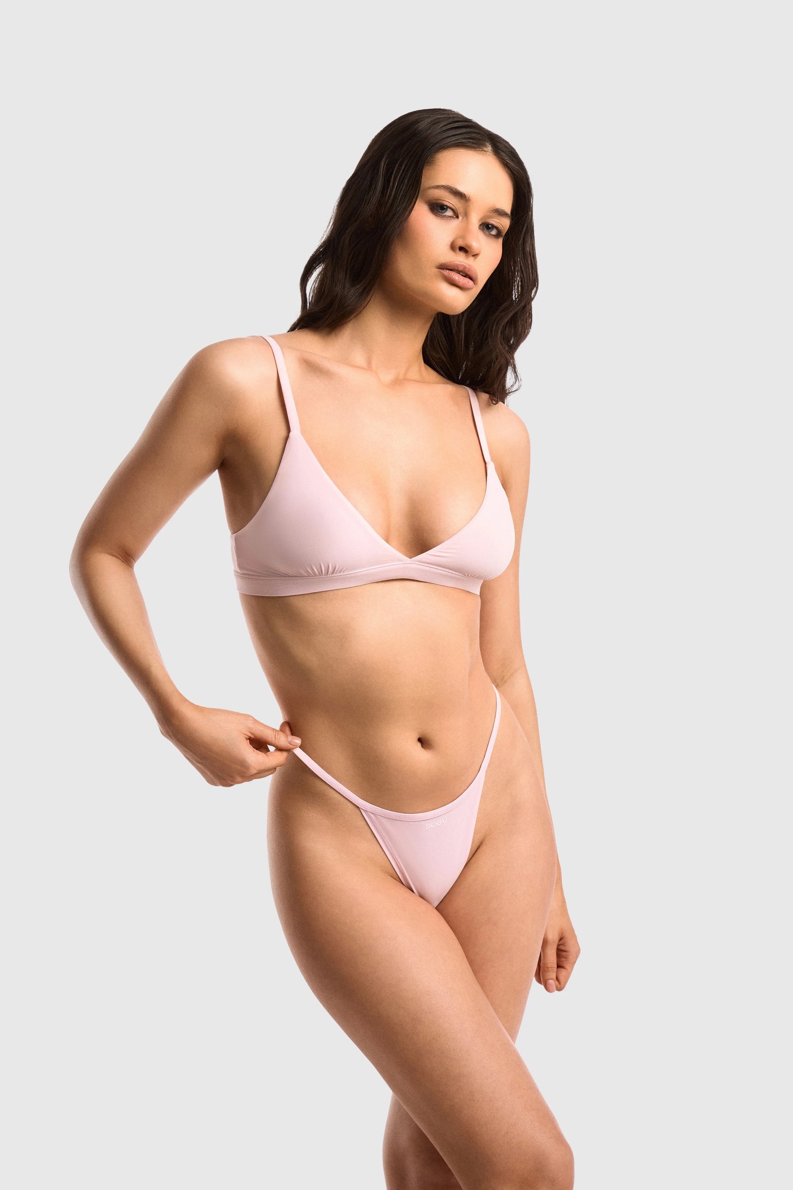 ТРУСИКИ-МИНИ СВЕТЛО-РОЗОВЫЕ НЕВЕСОМАЯ БАЗА / SOFT SKIN — Sogu