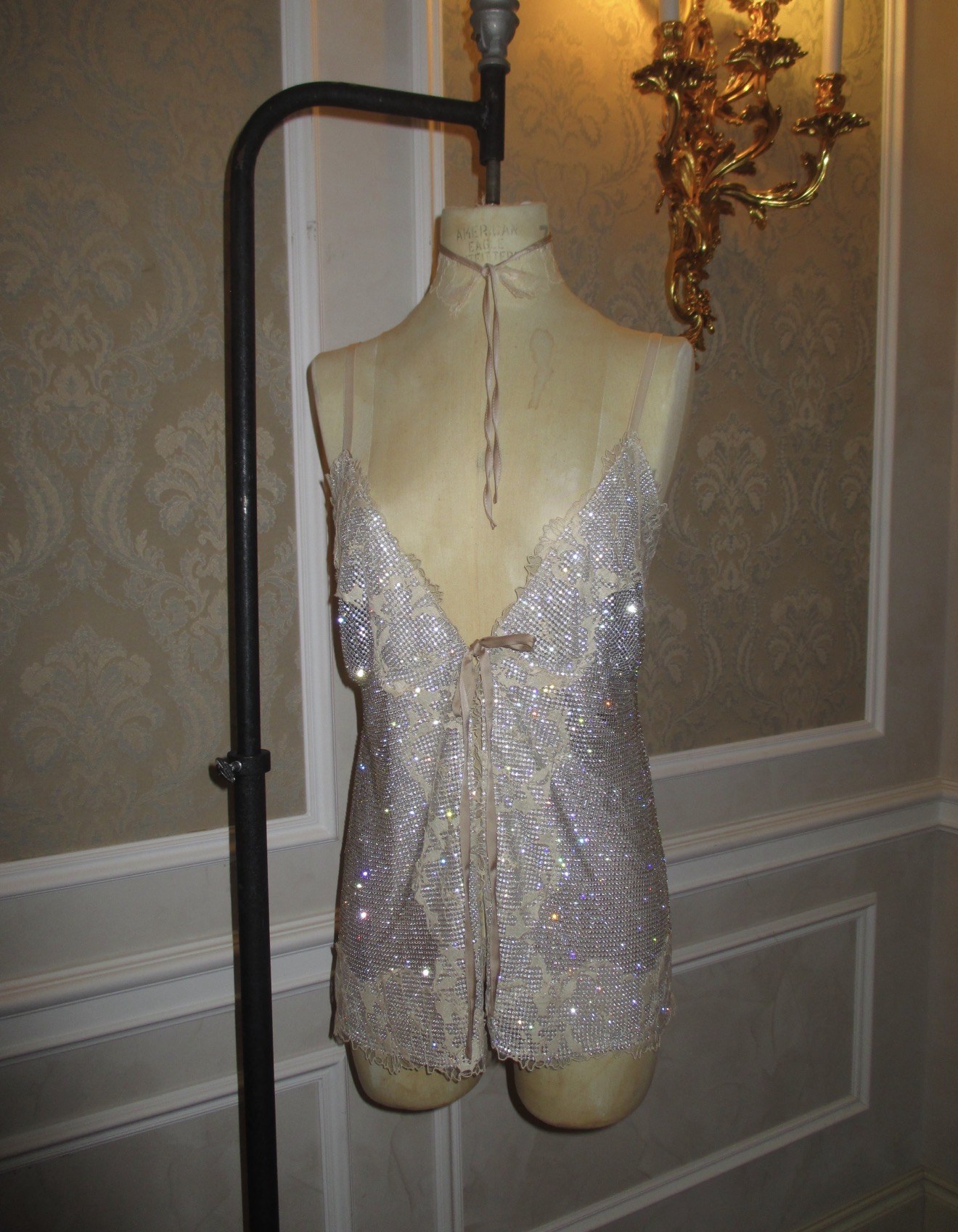 ТОП CAMISOLE КАМИСОЛЬ БЕЖЕВЫЙ — Nastraze