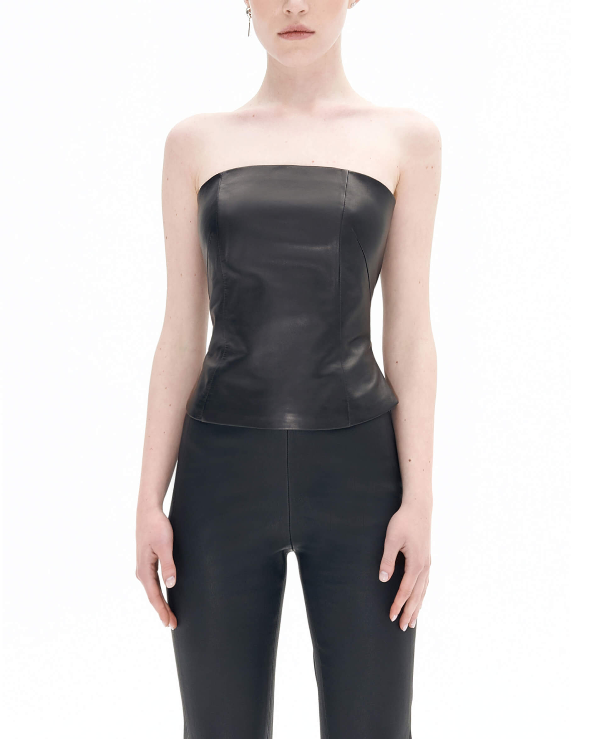 Zip Top in Black — Bats