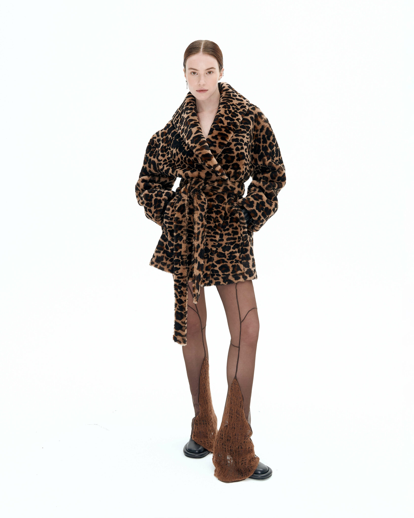 Teddy Leo Shearling Coat — Bats