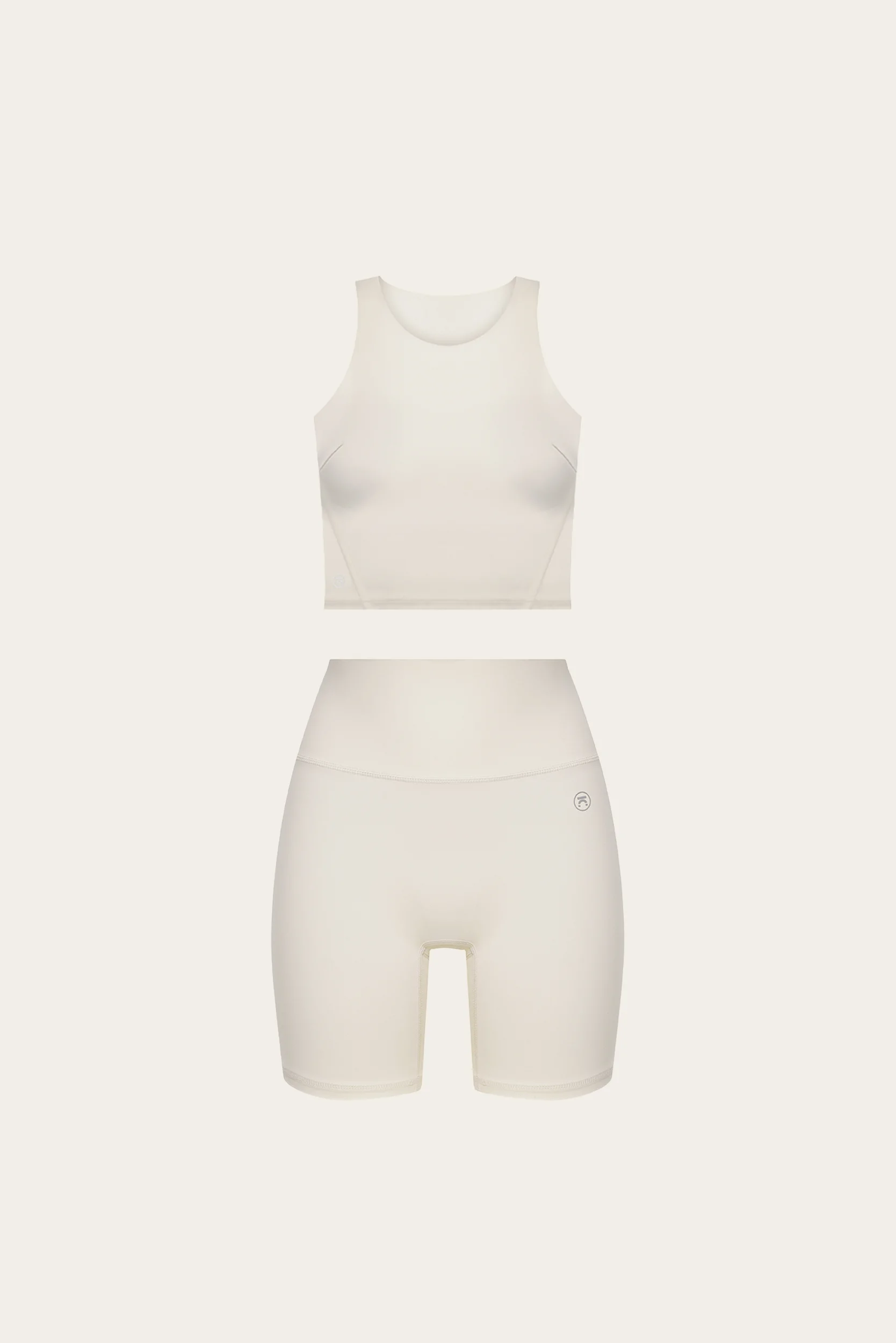 Шорты 01 Classic & Топ 02 Racer Antique White — GoBuns