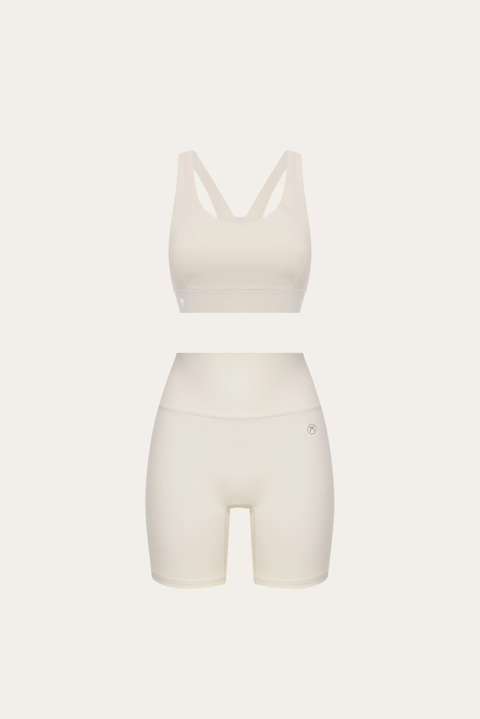Шорты 01 Classic & Топ 01 Active Antique White — GoBuns