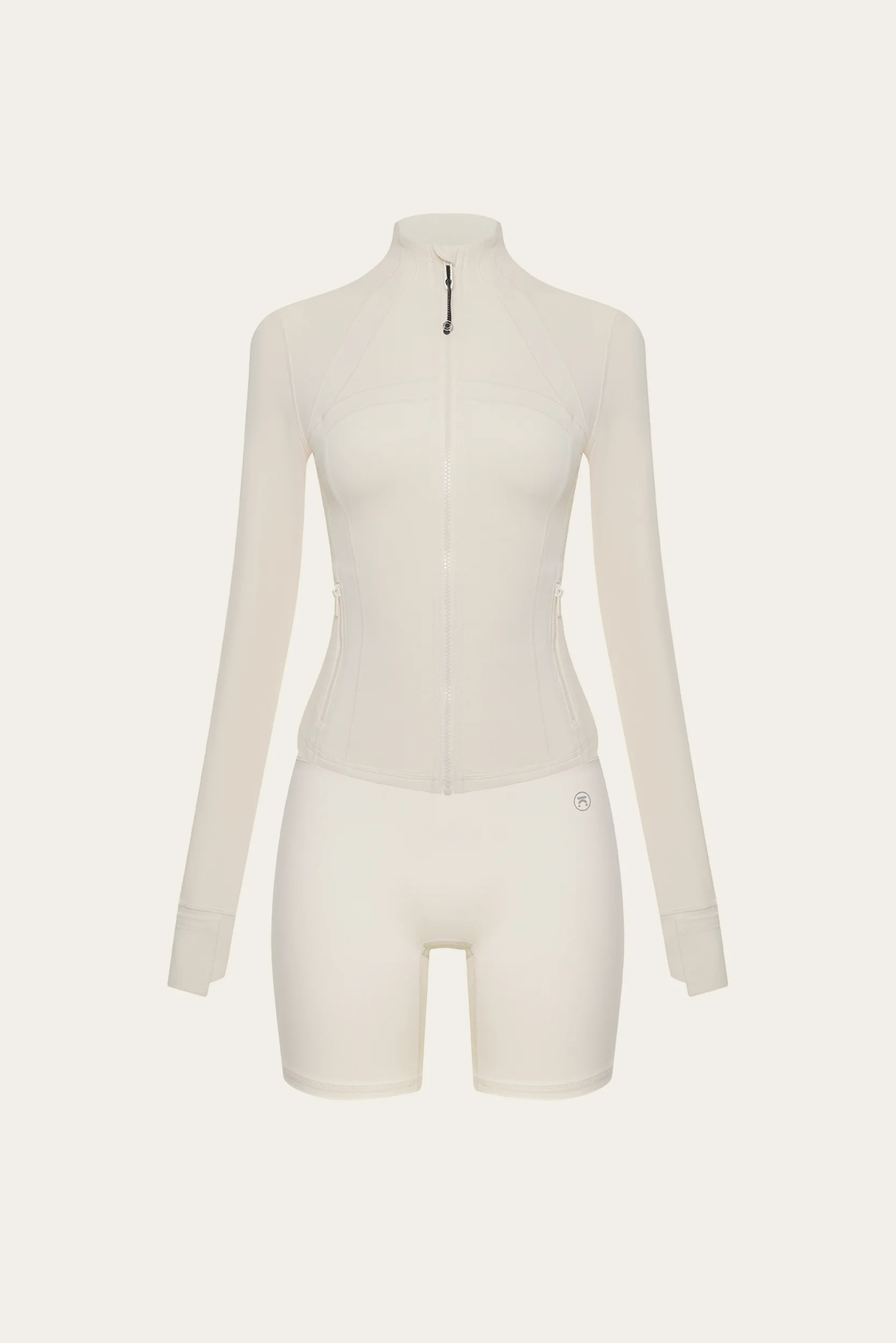Шорты 01 Classic & Рашгард 01 Classic Antique White — GoBuns
