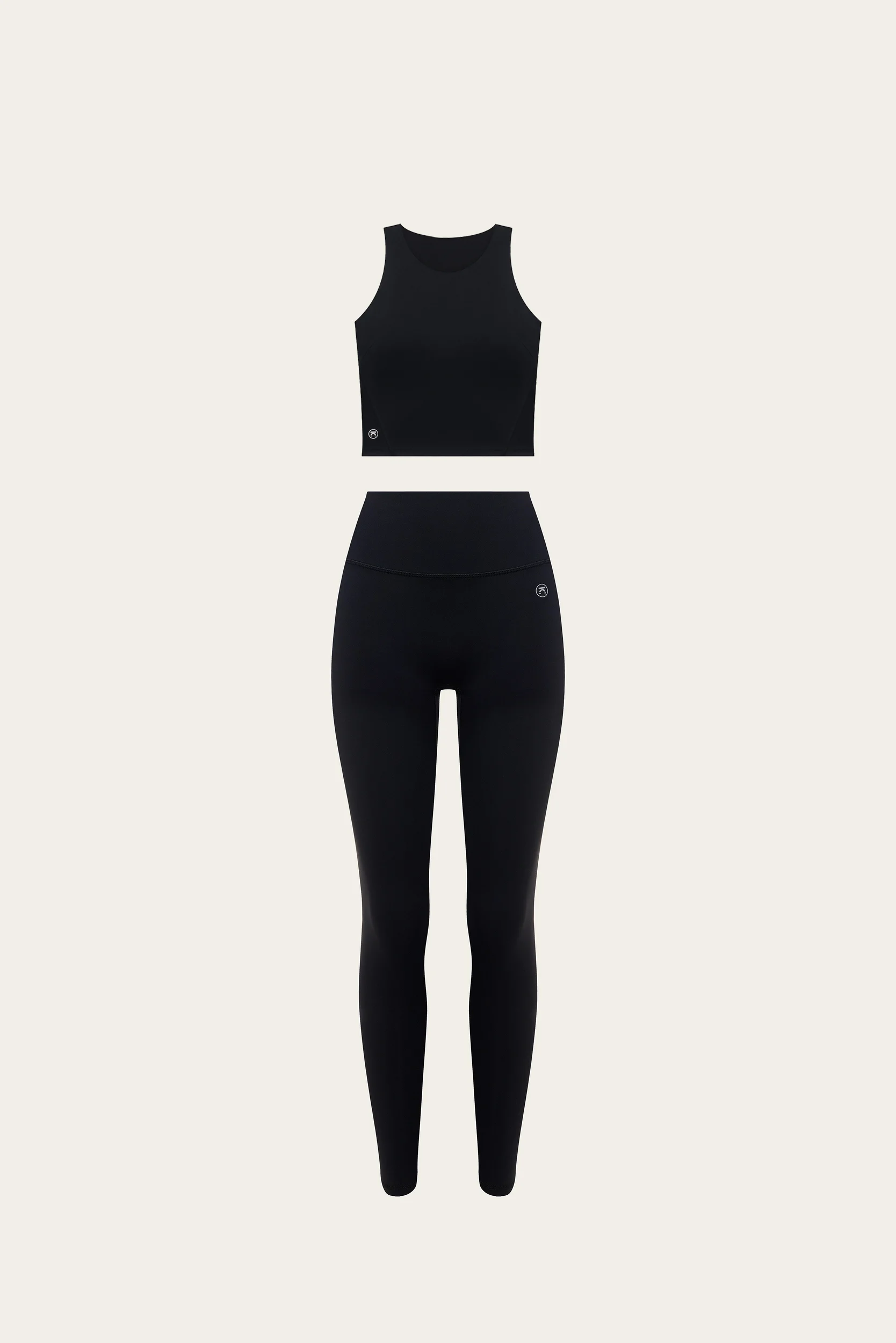 Топ 02 Racer & Леггинсы 01 Classic Black — GoBuns