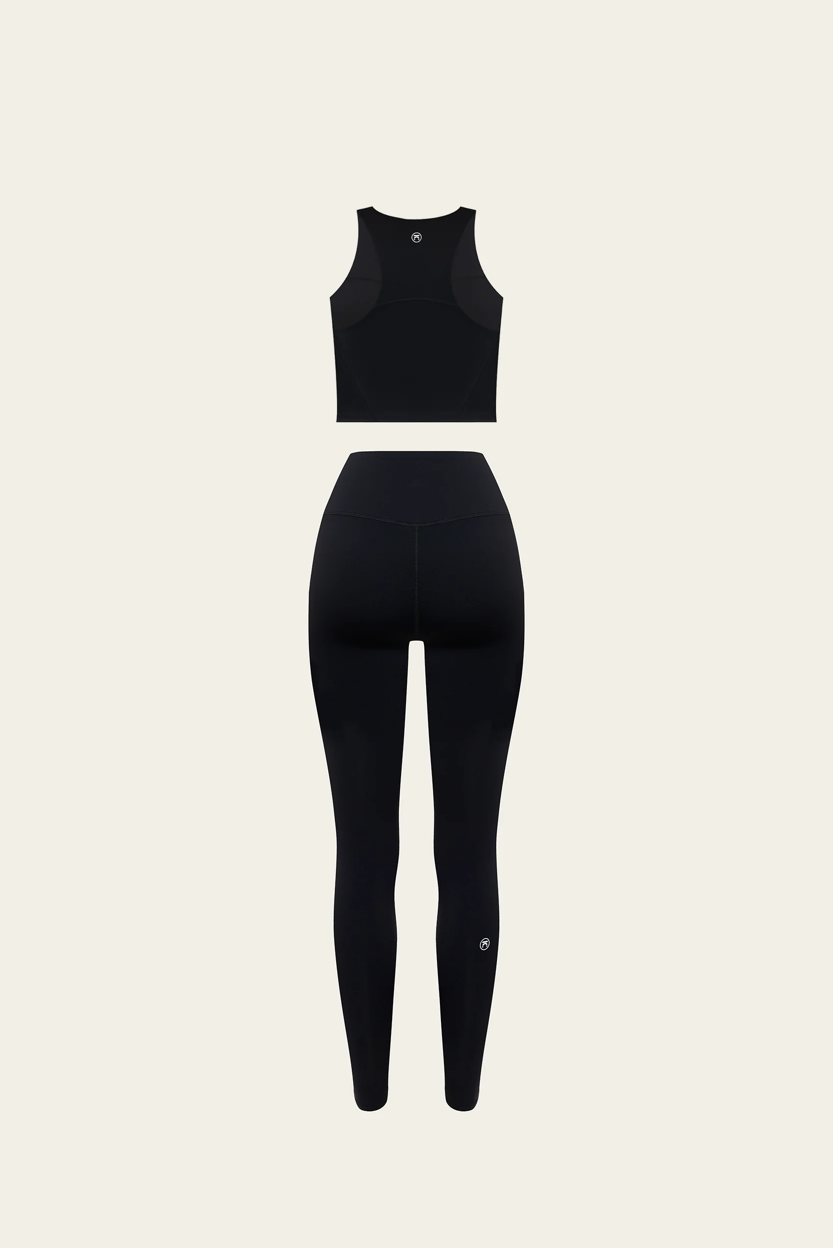 Топ 02 Racer & Леггинсы 01 Classic Black - фото 2