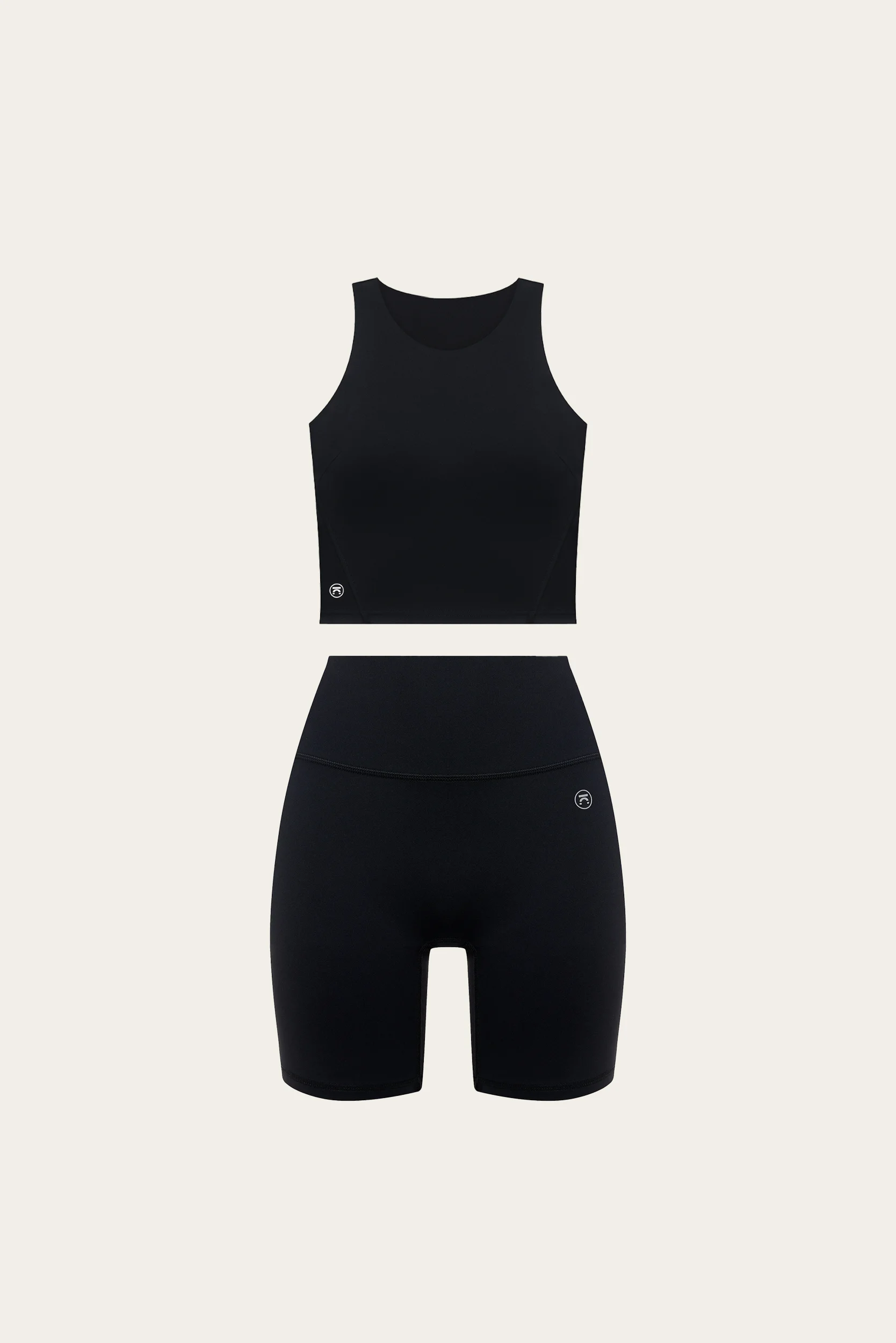 Топ 02 Racer & Шорты 01 Classic Black — GoBuns