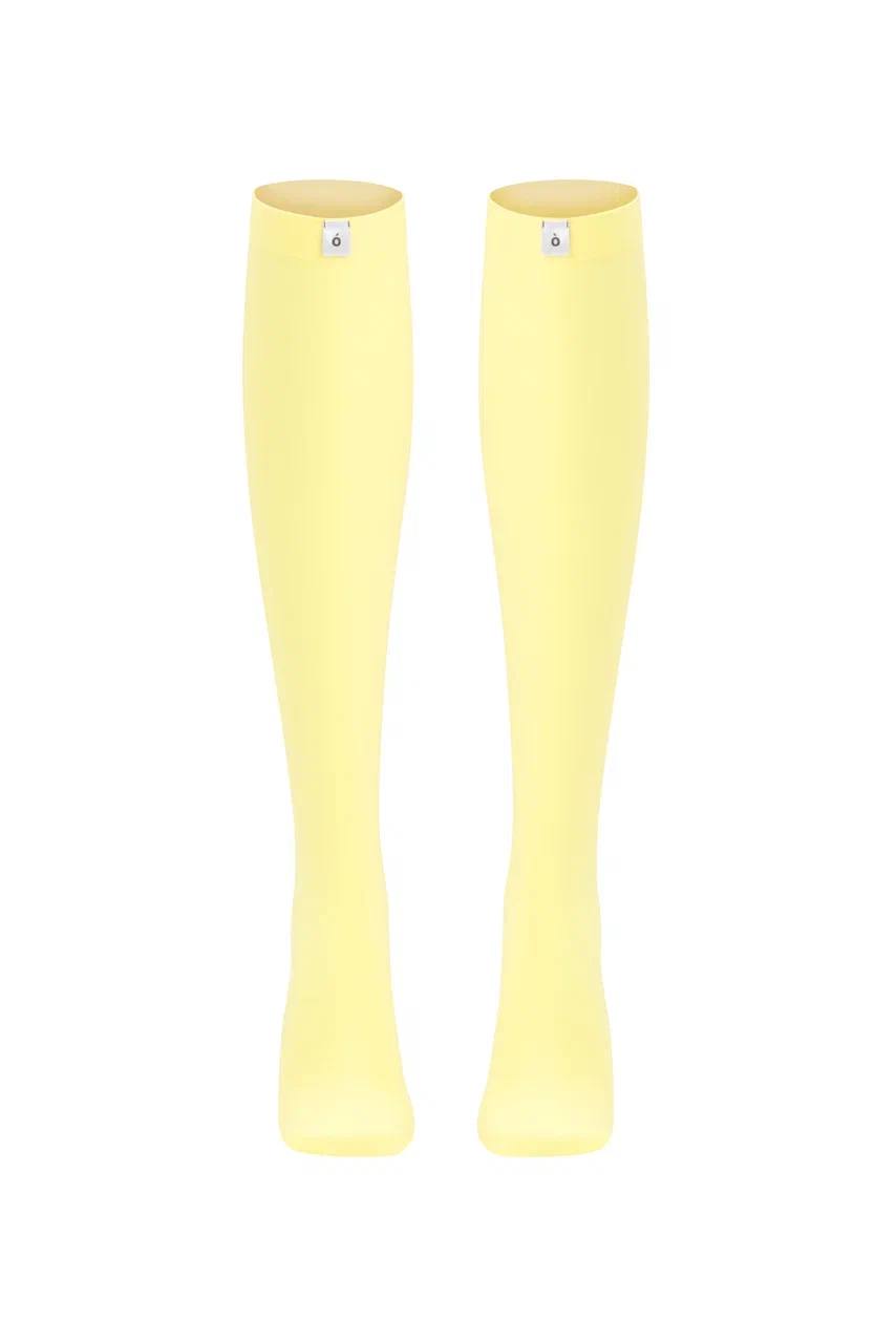 Носки-гольфы LA BOMBE Yellow - Emilie Musee