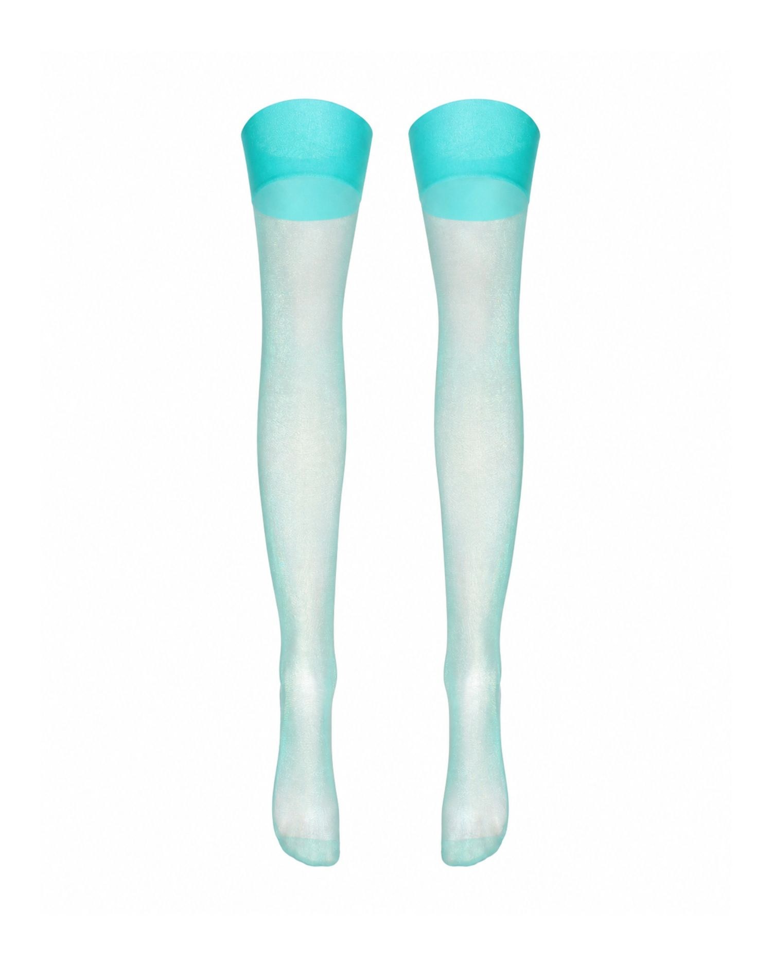 Чулки Classic Turquoise — Merci Lingerie