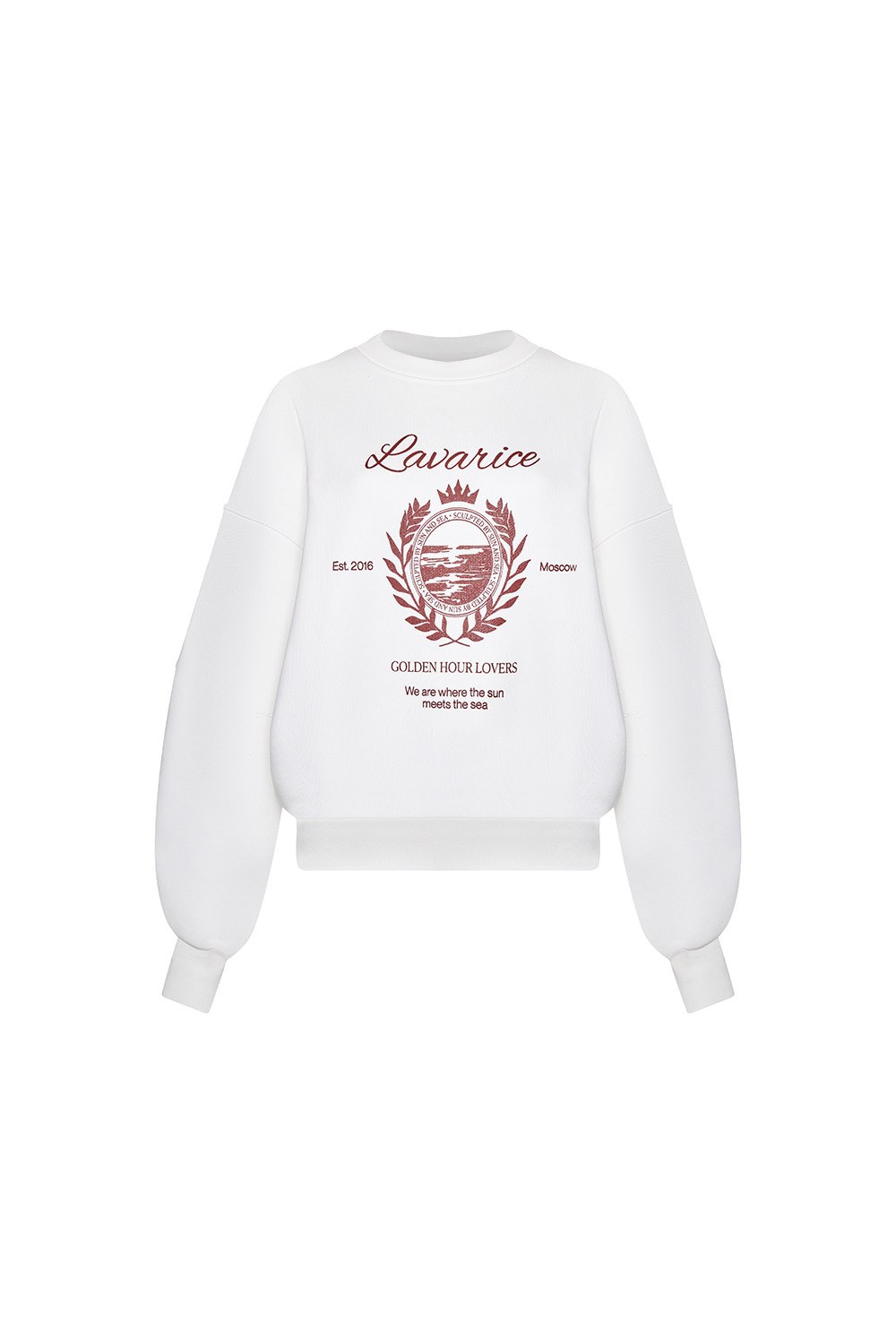 Свитшот с принтом ATHLEISURE Белый - фото 3