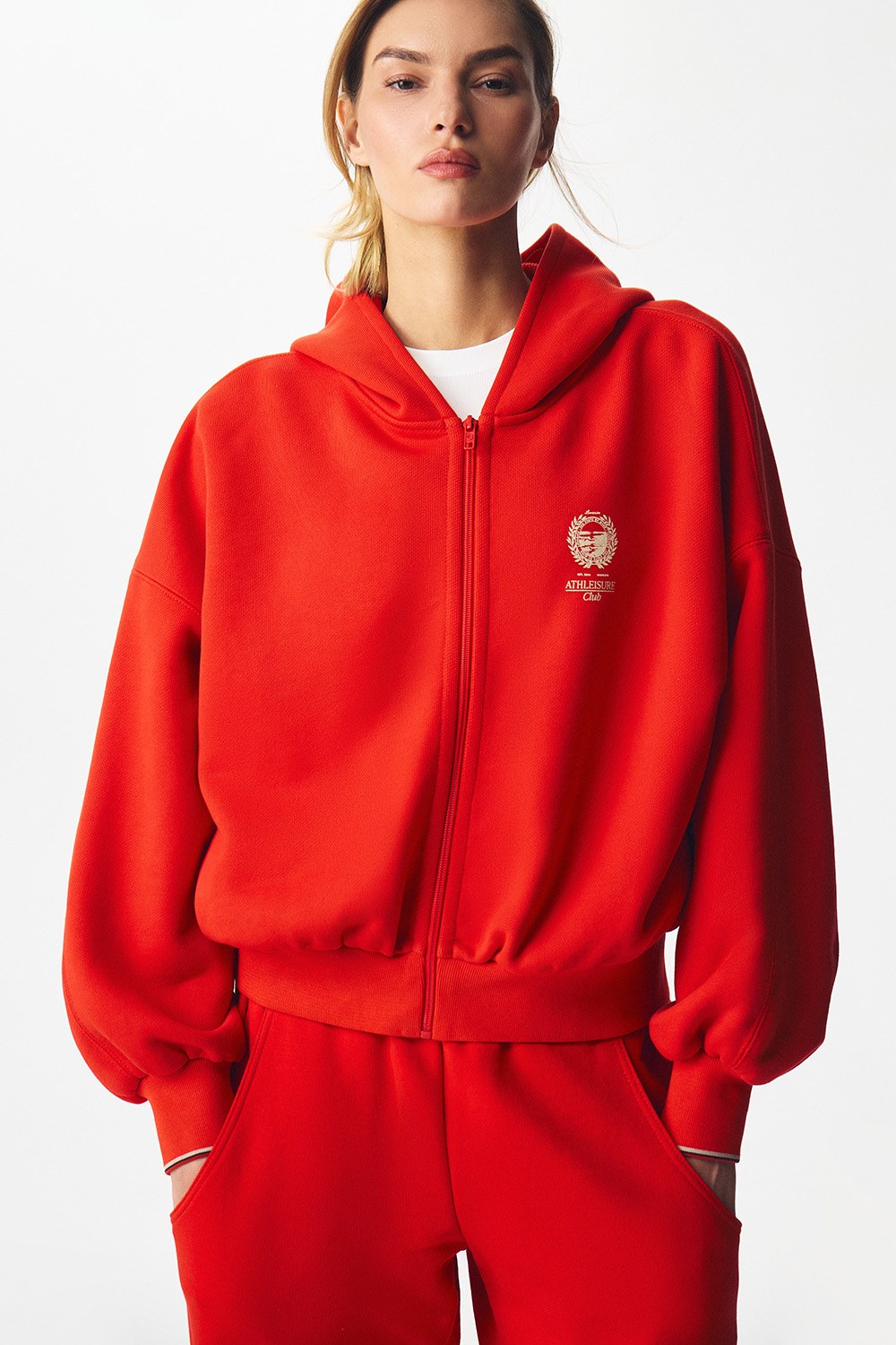 Толстовка на молнии с принтом ATHLEISURE Морковь - Lavarice