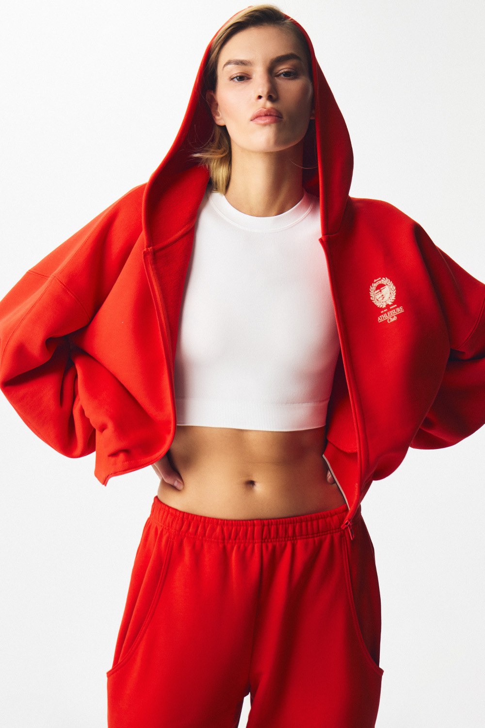 Толстовка на молнии с принтом ATHLEISURE Морковь - фото 6