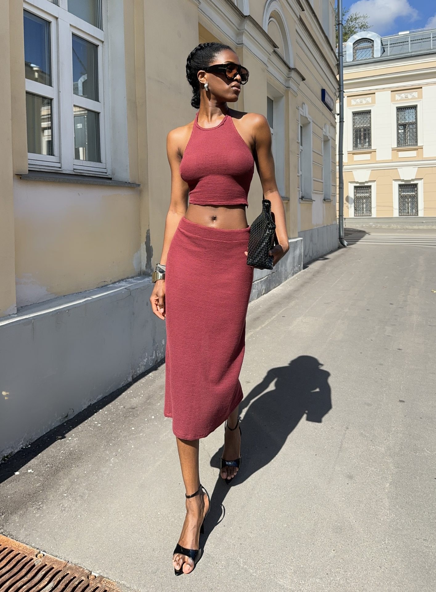 Юбка Бонни в терракотовом цвете — So Bright