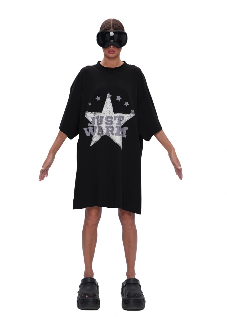 Футболка STAR - black — Just Warm