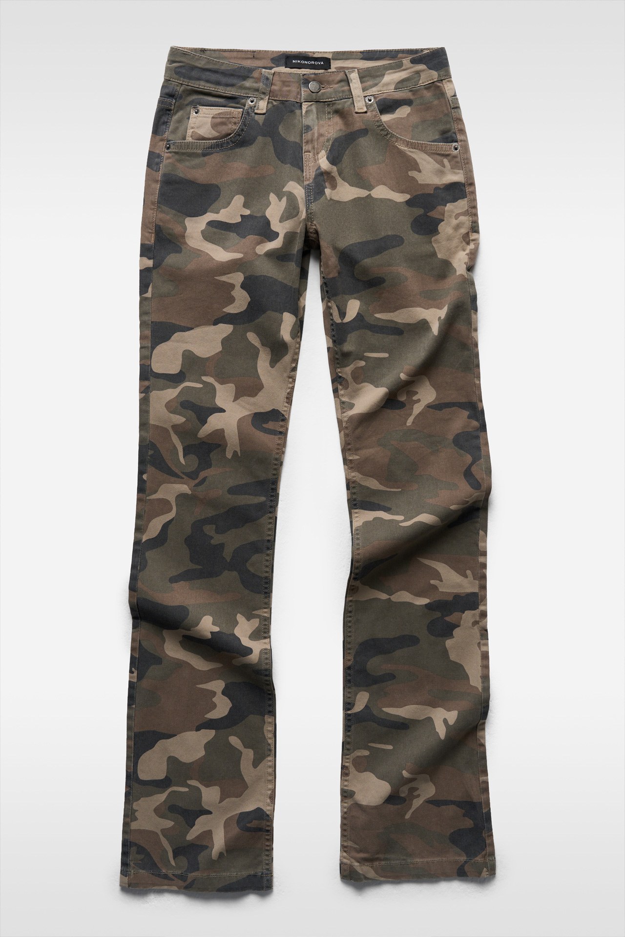 Джинсы клеш military — Nikonorova