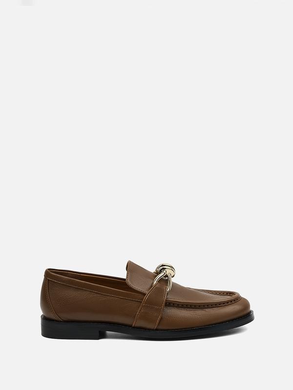 ЛОФЕРЫ TWIST КЭМЕЛ — BL Brand